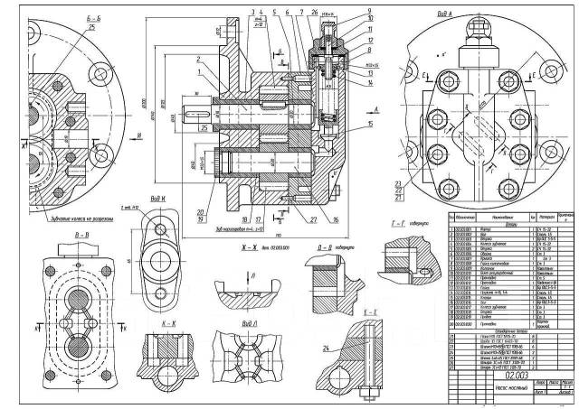 Autocad создание многовидовых чертежей