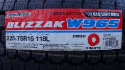 Bridgestone Blizzak W965. Зимние, без шипов, без износа, 1 шт