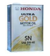 Honda. Вязкость 5W40, синтетическое