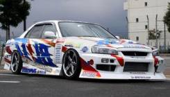 Порог пластиковый. Nissan Skyline, ENR34, HR34, ER34, BNR34