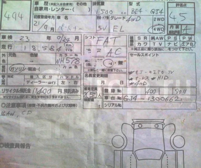 Honda Partner. �������, 4wd, 1.5, ������ ����