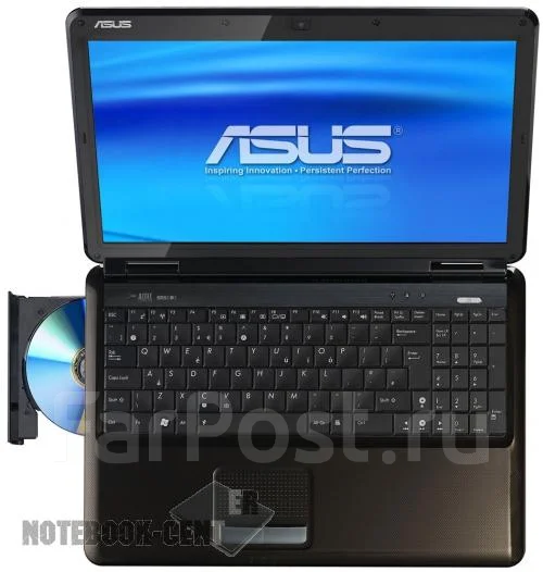 ASUS K50AF. 2,3����, ��� 2048 ��, ���� 80���, WiFi: 1, Bluetooth: 1, ����������� �� 2��. ����