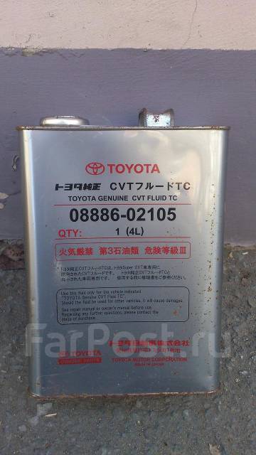 Toyota cvt fluid tc аналоги