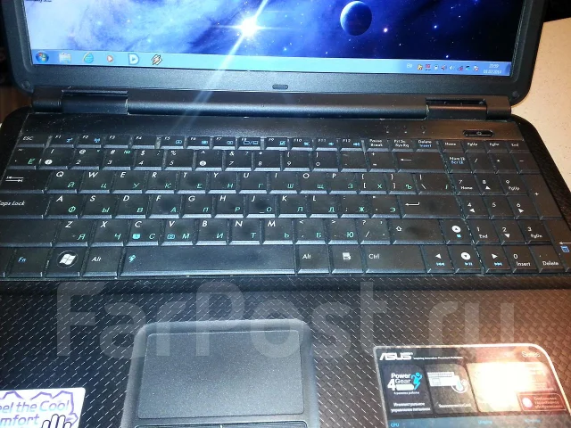ASUS K50C. 1,2����, ��� 2048 ��, ���� 250���, WiFi: 1, ����������� �� 2��. ����