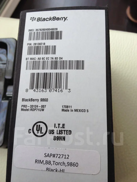 BlackBerry Torch 9860. �/� ����