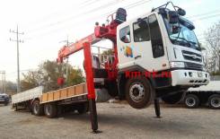 Daewoo Novus. 6x4 G8CLF низкорамный с краном CSS106, эвакуатор, 7 640 куб. см., 10 000 кг.
