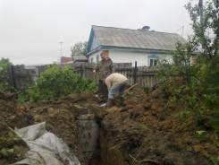 Копка и установка колец под воду септики выгребные ямы
