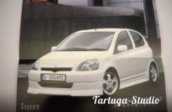 Обвес кузова аэродинамический. Toyota Vitz, SCP10