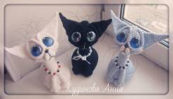 Кошечка вязаная. Под заказ