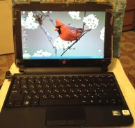 HP Mini 110-3600er. 1,7����, ��� 2048 ��, ���� 320���, WiFi, Bluetooth, ����������� �� 3��. ����