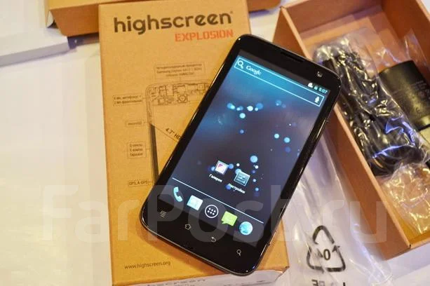 Highscreen Explosion. ����� ����
