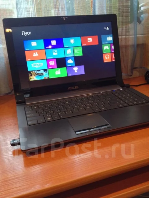 ASUS N53SV. 2,4����, ��� 8 ��, ���� 750���, WiFi: 1, Bluetooth: 1, ����������� �� 5��. ����