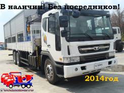 Daewoo Novus. 11,500 ТОНН с манипулятором HIAB 190T, 11 051 куб. см., 11 500 кг.