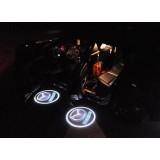 Светодиодная подсветка на дверь с логотипом "Mazda"
