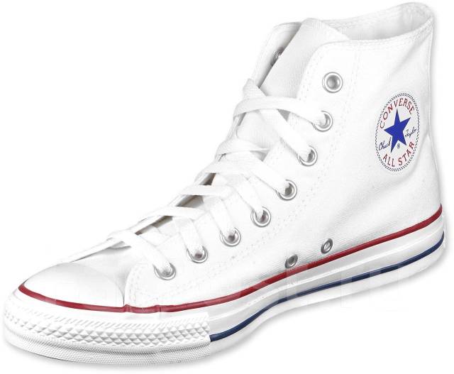 Белые кеды converse