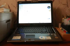 ASUS M50SA. 2,4����, ��� 4 ��, ���� 1 000���, WiFi, Bluetooth, ����������� �� 2��.