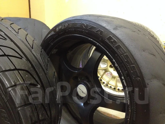 Bridgestone Potenza RE-55S. ������, 2009 ���, �/�, ����� 50 % ����