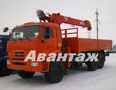 Камаз 43118 Сайгак. Камаз 43118 с манипулятором КМУ Kanglim 1256 7 тонн, 10 000 куб. см., 11 000 кг.