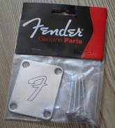 Fender нэкплейт 70 style, хром (США)