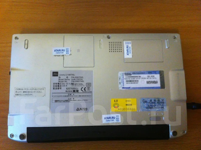 Toshiba LIBRETTO L3. 0,6����, ��� 256 �� � ������, ���� 20���, ����������� �� 1��. ����