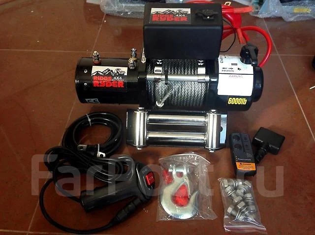 Лебедка автомобильная электрическая 12v