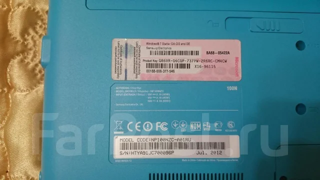 Samsung 100NZC. 160����, ��� 2048 ��, ���� 320���, WiFi: 1, Bluetooth: 1, ����������� �� 10��. ����