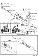 Наконечник рулевой. Toyota: Nadia, Ipsum, Corona, Caldina, Carina, Carina E, Gaia, Picnic Двигатели: 3SFSE, 3SFE, 1AZFSE, 3CTE, 2C, 2CT, 4AFE, 4SFE, 7...