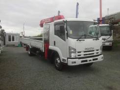 Isuzu Forward. Бортовой с манипулятором кран, 5 200 куб. см., 5 000 кг.