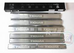 Накладка на порог. Volkswagen Tiguan. Под заказ