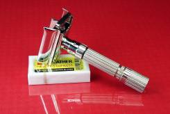 Бритва Gillette-1965 г., USA, бабочка, 9-ти позиционная, родий, сильвер. Под заказ