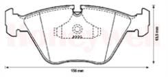 Колодки тормозные. BMW: Z3, 7-Series, 3-Series, 5-Series, X3 Двигатели: M54B30, M57D30, M51D25, M52B28, M51D25TU, M52B25, M52B20, M47D20, M54B22, M57D...