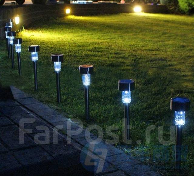 Фонарь на солнечных батареях 1LED, новый, в наличии. Цена: 190₽ во ...