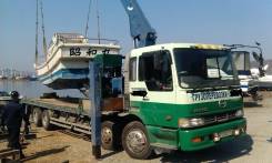Hino Profia. Сороконога 10-12тн с манипулятором 5 тонн Тадано 600, 17 000 куб. см., 12 000 кг.