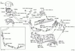 Клапан egr. Toyota Land Cruiser Prado, GRJ151, GRJ150W, GRJ150 Toyota FJ Cruiser, GSJ15 Двигатель 1GRFE