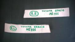 Накладка на фару. Toyota Corolla Spacio, AE111N Двигатель 4AFE
