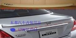 Накладка на спойлер. Nissan Tiida Latio