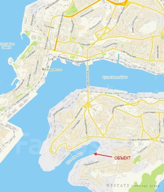 Чуркина во владивостоке карта