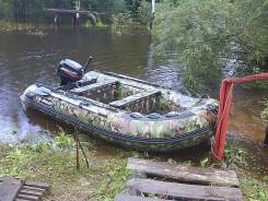 Лодка ПВХ Амур 365 + мотор Меркурий 15. Год: 2011 год, длина 365,00 м., двигатель подвесной, 15,00 л.с., бензин