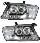 Pajero 3 ФАРЫ тюнинг Л+П Комплект Линзован С Светящ Ободк С ДИОД Eagle