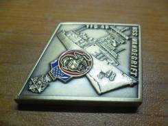 Памятный жетон от экипажа фрегата USS Vandegrift (FFG 48)(ромб)