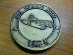 Памятный жетон от экипажа USS Belleau Wood (LHA 3)(Редкость)