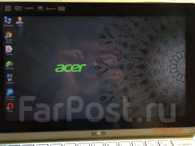 Acer Iconia. 1,5����, ��� 4 ��, ���� 64���, WiFi: 1, Bluetooth: 1, ����������� �� 8��. ����