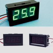 Индикатор напряжения (вольтметр) 0-100V DC Зеленый (с калибровочным резистором) во Владивостоке Индикатор напряжения (вольтметр) 0-100V DC Зеленый (с калибровочным резистором)
