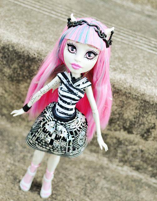 Эксклюзив! Рошель Гойл Базовая с питомцем Monster high Школа Монстров ...