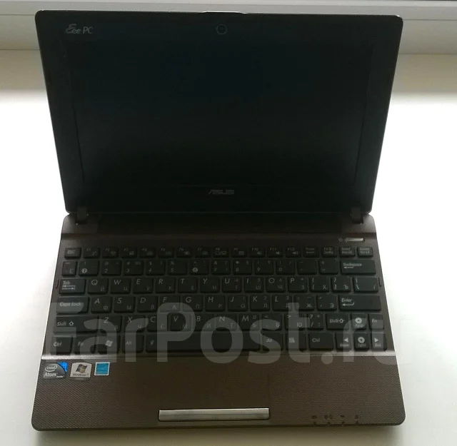 Asus Eee PC X101CH. 1,6����, ��� 1024 ��, ���� 320���, WiFi: 1, Bluetooth: 1, ����������� �� 4��. ����