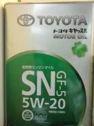 Toyota. Вязкость 5W20, минеральное