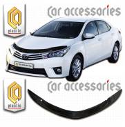 Дефлектор капота. Toyota Corolla