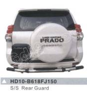 Защита бампера. Toyota Land Cruiser Prado