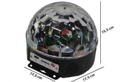Светодиодный дискошар LED Magic Ball Light YX 024 MP3-M4, цветомузыка
