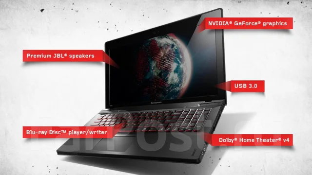 Lenovo IdeaPad Y510p. 2,4����, ��� 8 ��, ���� 1 000���, WiFi: 1, Bluetooth: 1, ����������� �� 5��. ����